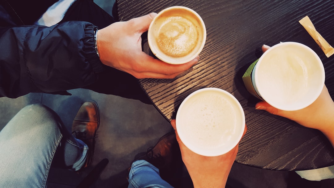three disposable cups three disposable cups